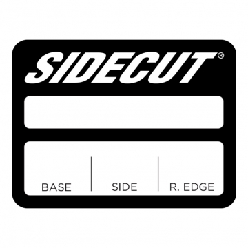 Sidecut Degree Sticker